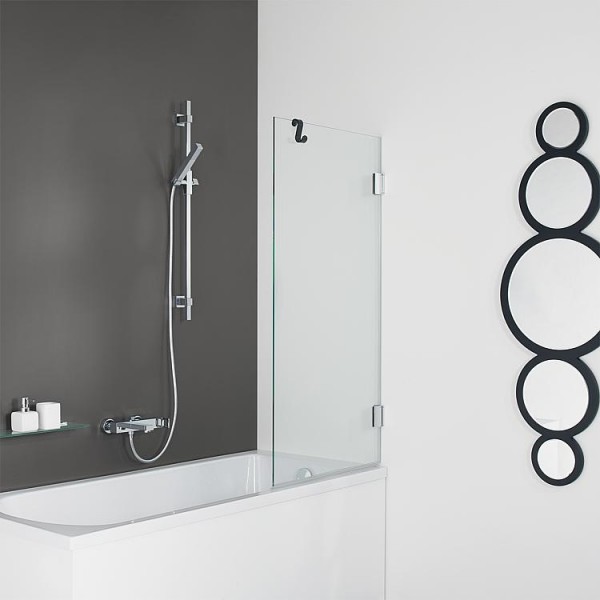 Badewannenaufsatz Farfalla, 8 mm Stark 900x1400 mm 1 Glasdrehteil