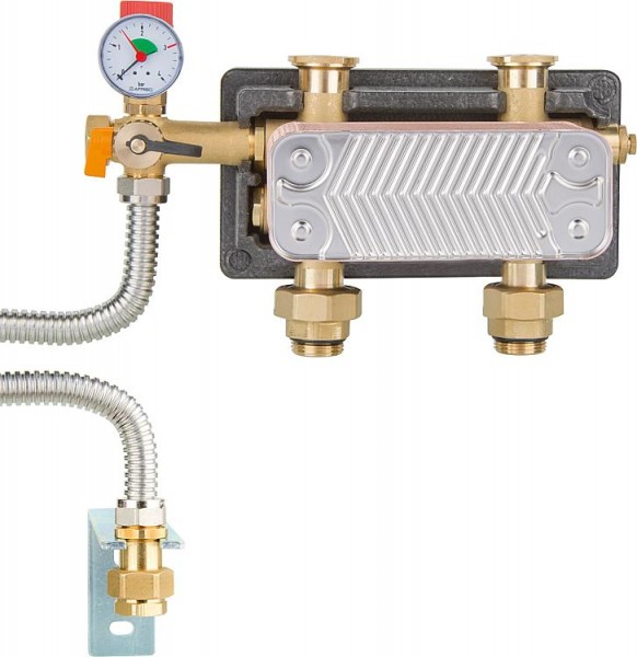 Systemtrennung HeatBloc DN25 2x1AG - 2xF1, 3bar, Si-Grp MAG-Anschluss, 22kW