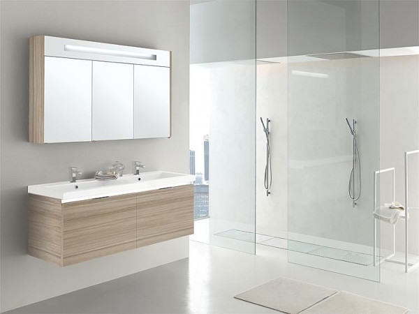 Badmöbel-Set EPIC Serie MBH Lärche hellbraun