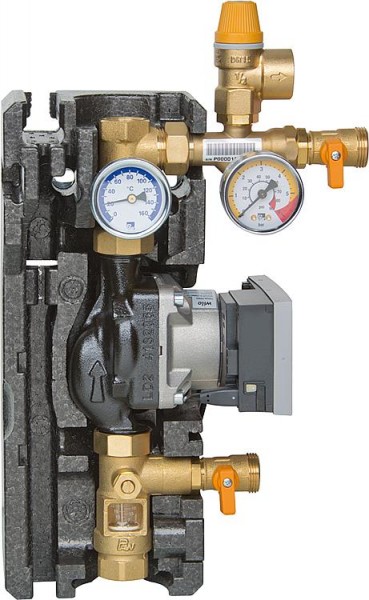 Solar Rücklaufstation Midi Basic RL DN20 mit Wilo Yonos PARA ST 15/7 PWM