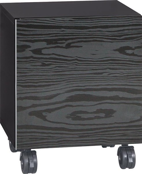 Rollcontainer ELA Korpus schwarz smt - Front Seekiefer schwarz 400x400x350mm