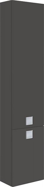 Hochschrank Serie MBL 2 Türen anthrazitHgl. Anschlag rechts 350x1625x208mm