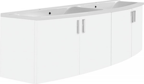 WTU+Mineralguss-WT EMA weiß Hochglanz 4Türen 1410x526x380/510