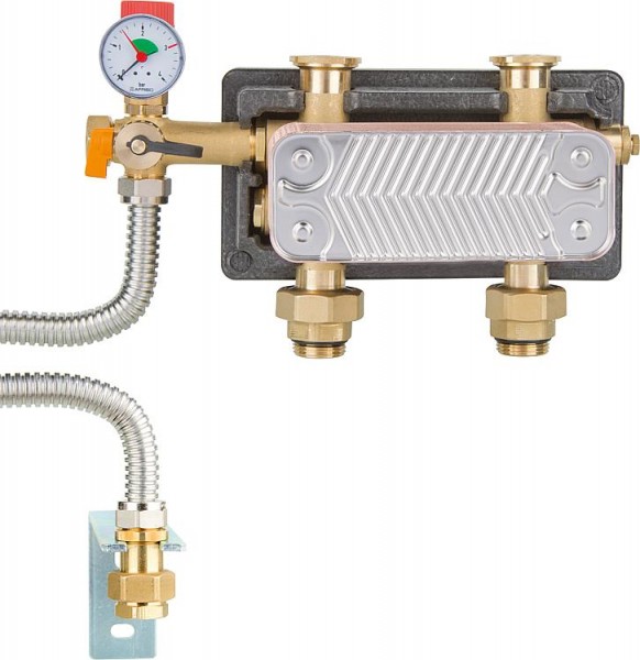 Systemtrennung HeatBloc DN25 2x1AG - 2xF1, 3bar, Si-Grp MAG-Anschluss, 17kW