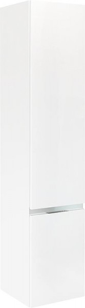 Hochschrank Serie MBH 2 Türen weiß Hgl.Anschlag rechts 350x1655x370mm