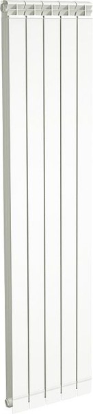 Aluminium-Heizkörper Dual 80 Typ 1400-5Glieder, RAL9010