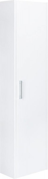 Hochschrank Serie MAA 1 Türe weiß matt Anschlag links 386x1500x206mm
