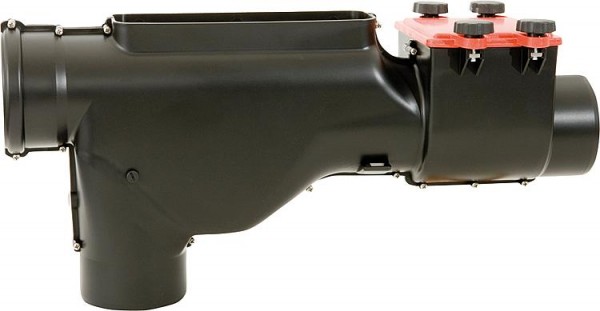 Wechselsprungfilter DN 100 von 50 - 300m2 Dachfläche inkl. Rückstaukl. u. Skimmerü.