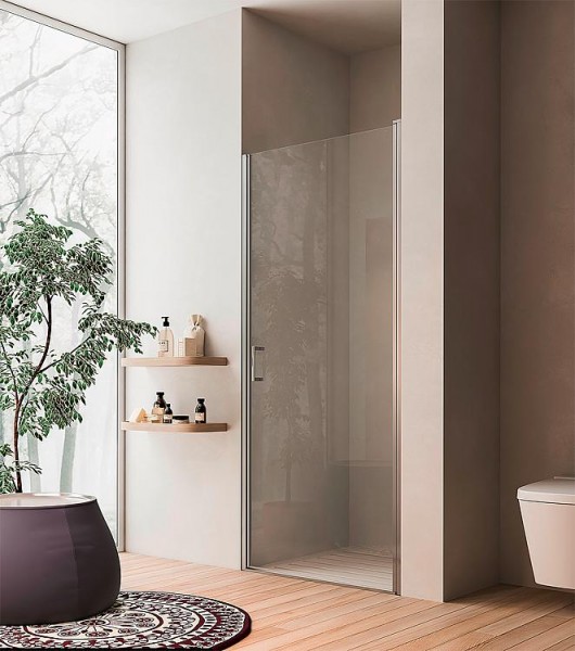 Nischentüre Eloa 1000mm 1 Drehtüre 975-1005mm,H:1950mm, SiGla 6mm m.Beschichtung