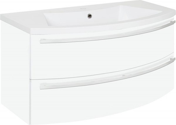 WTU+Mineralguss-WT ELONIA weiß matt 2 Auszüge 960x535x375/510