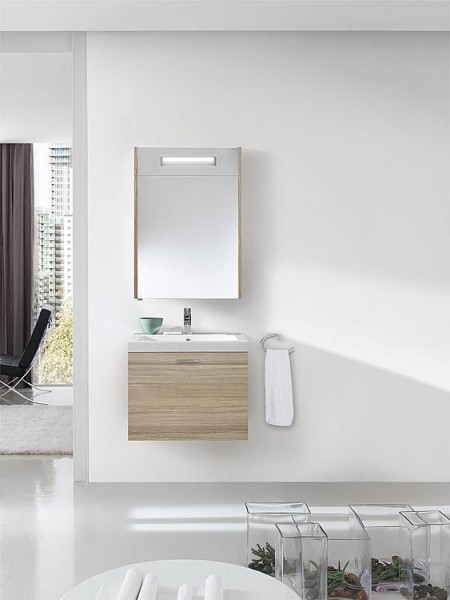 Badmöbel-Set EKRY Serie MBK Lärche hellbraun