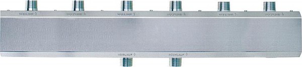 WS-Kesselverteiler Typ HV-6 6 Heizgr., inkl. Isolierung 1, Stahl geschw.