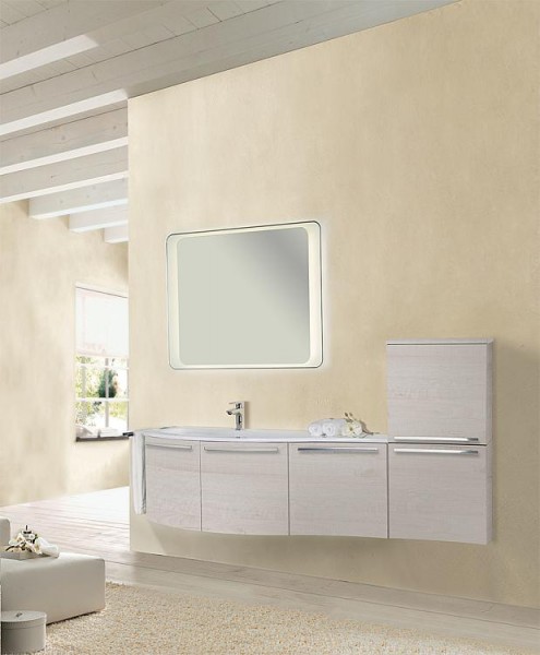 Badmöbel-Set ENURI Serie MBB Eiche hellDekor