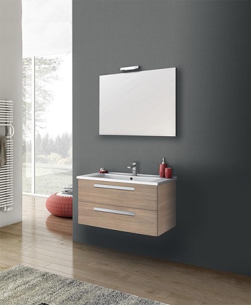 Badmöbel-Set EDIA Serie MAB Eiche Style
