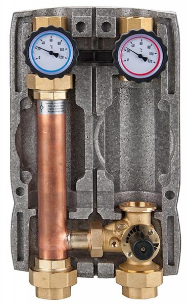 Easyflow Heizkreisset DN32 (11/4), mit Dreiwegemischer, ohne Pumpe