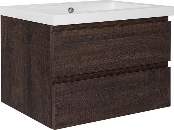 WTU+Mineralguss-WT ELAI Eiche dunkel Dekor 2 Auszüge 860x550x510mm