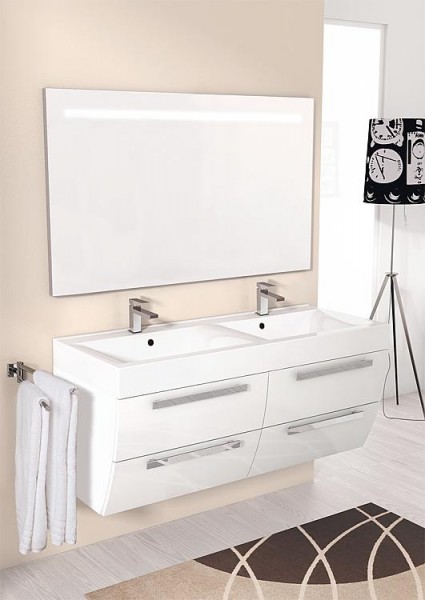 Badmöbel-Set ENNA Serie MAB weiß matt Breite 1200mm