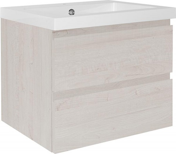 WTU+Mineralguss-WT ELAI Eiche hell Dekor 2 Auszüge 610x550x510mm