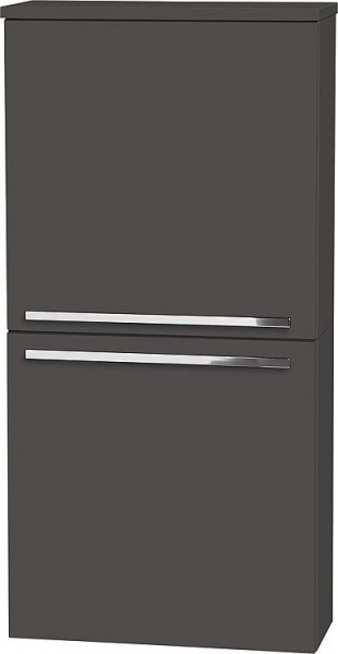 Beischrank ENURI 2 Türen anthrazit Hochglanz Anschlag re. 500x1018x208mm