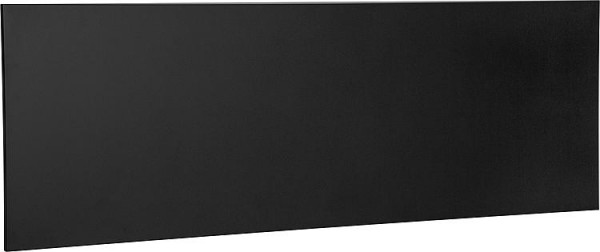 Infrarot-Heizung 1200 Watt Stahl pulverbeschichtet, schwarz für Wandmontage