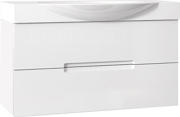 WTU+Keramik-WT EMILA weiß matt 2 Auszüge 870x534x370/490